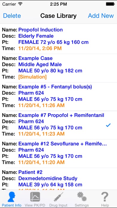 AnestAssist PK/PD screenshot1