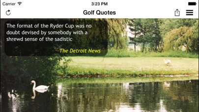 How to cancel & delete Golf Quotes from iphone & ipad 2