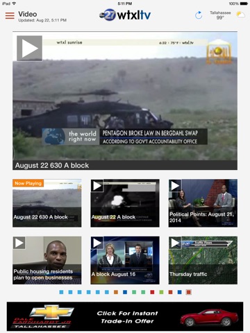 WTXL News App for iPad screenshot 3