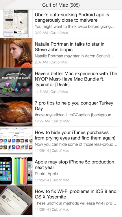 Ziner - RSS Reader that believes in simplicity