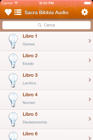 Italian Bible Audio Riveduta screenshot 2