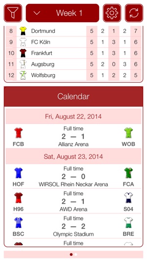 Deutsche Fußball 2014-2015 - Mobile Match Centre(圖2)-速報App