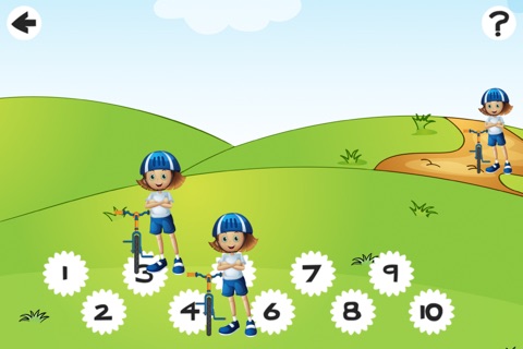 123 Bike Count-ing & Learn-ing Number-s To Ten! Great Kid-s Games screenshot 2