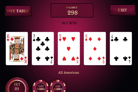 Super Video Poker - Feel Like Real Casino Play !! screenshot 3