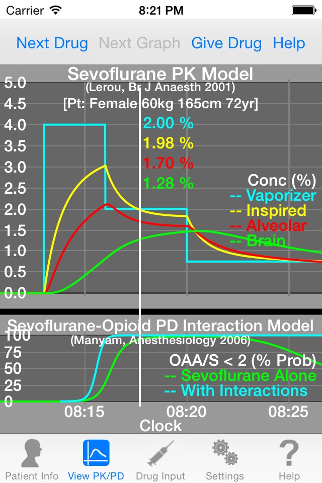 AnestAssist PK/PD screenshot 3