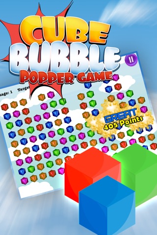 A Cube Bubble Popper Game: Pop Boom Bam Pro screenshot 2