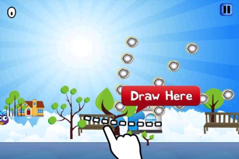 Bouncy Bird - Fly, Jump & Draw Trampoline Platforms screenshot 2