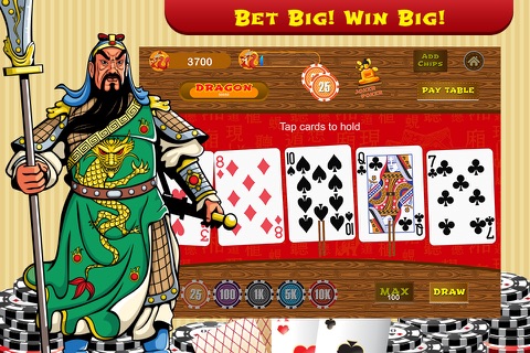 Ace Video Poker PRO - Golden Dragon Empire screenshot 3