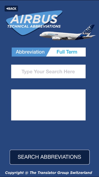 Airbus Technical Abbreviations