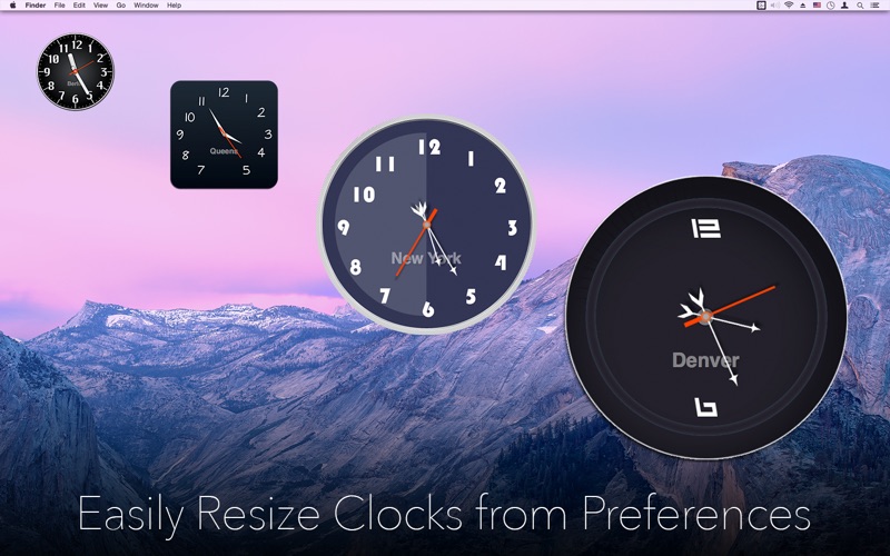 desktop clock for mac free download