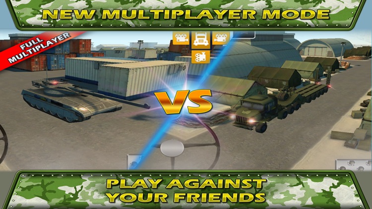 Tank Parking Blitz Race with Heavy Army Trucks, Missile launcher and Tanks screenshot-3