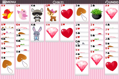 Freecell Valentine Solitaire - Free Edition screenshot 2