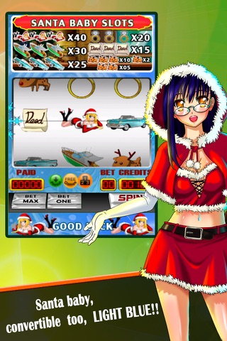 Santa Baby Slots - Platinum, Yachts, and '54 convertibles -  Free Casino Game screenshot 4