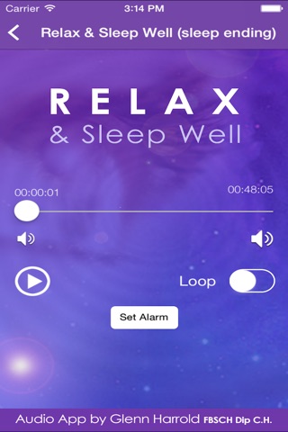 Relax & Sleep Well by Glenn Harrold: A Hypnosis Sleep Relaxation screenshot 2