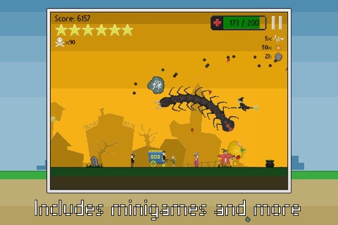 Prehistoric worm screenshot 4