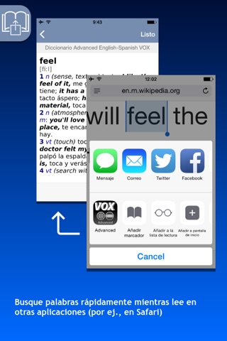 Diccionario Advanced English-Spanish/Español-Inglés VOX screenshot 3