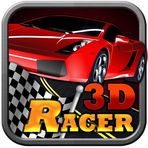 `` Airbone Speed Racer  - Best Free  3D Racing Road Games icon