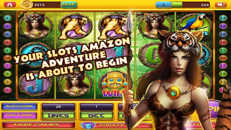 Slots Amazon Queen: Lost Riches of the Wild - PRO 777 Slot-Machine Game