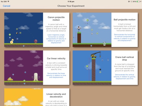 PhysicsLab Equations of Motion screenshot 2