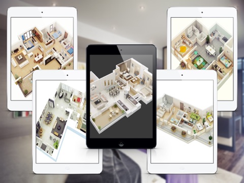Bedroom 3D Floor Plans & Design Ideas for iPad screenshot 3