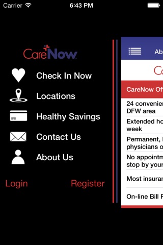 CareNow Check-In App screenshot 2