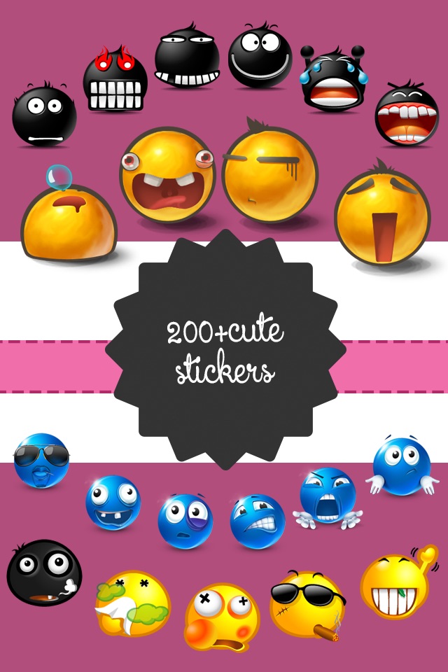 Emojis Cap - Add Custom Text & Sticker to Photos screenshot 2