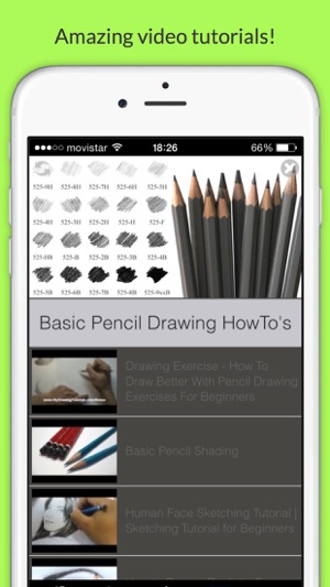 Pencil Drawing Beginner's Guide Pro(圖3)-速報App