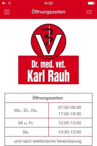 Dr. med. vet. Karl Rauh screenshot 3