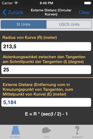 Roads Construction Calculator plus screenshot 2