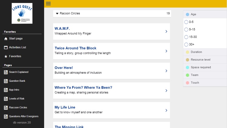 Lions Quest Energizers screenshot-4