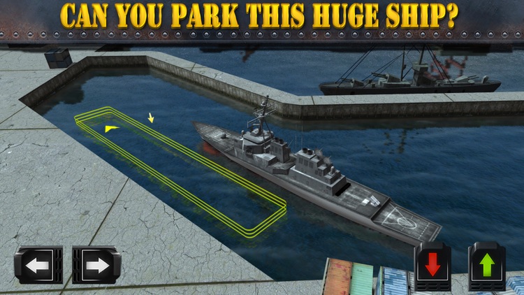 Navy Boat Parking Simulator Game - Real Army Sailing Driving Test Run Park Sim Games
