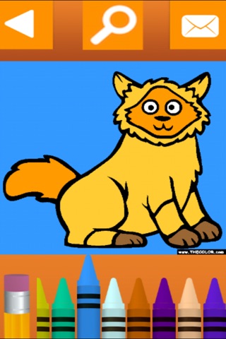 Coloring Book Free - Animals by TheColor.com screenshot 4