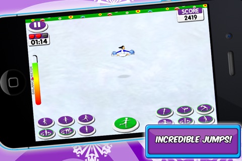 Figure Skating Game - Play Free Fun Ice Skate & Dance Girl Sports Games screenshot 3