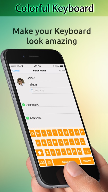 Colorful Keyboard - custom keyboards
