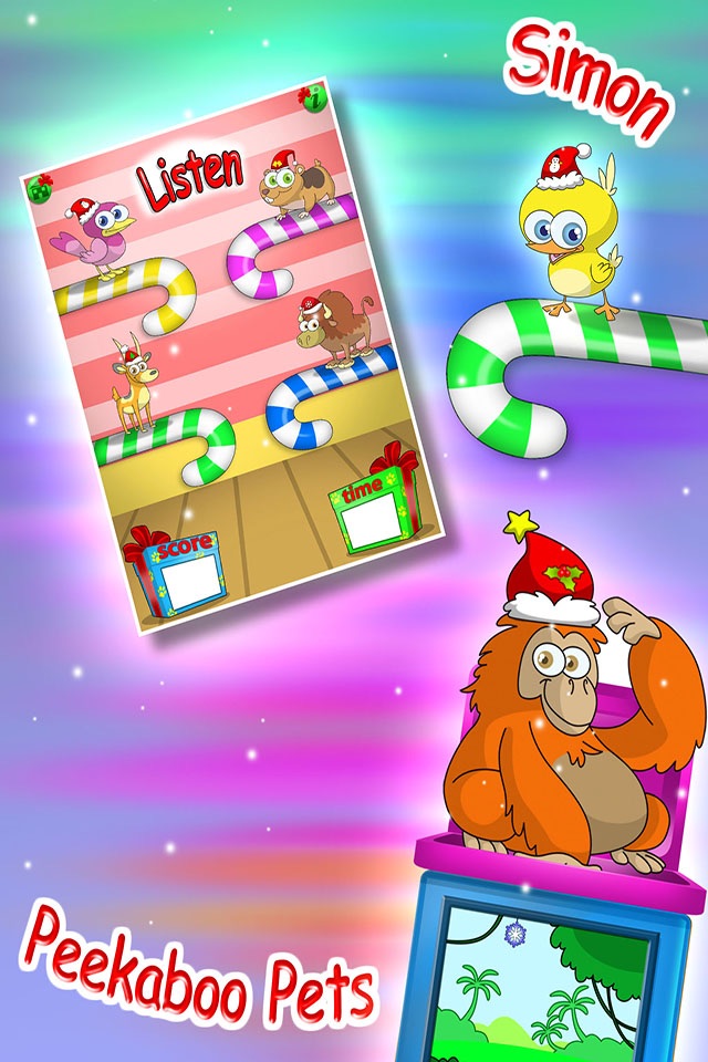 Christmas Pets Coloring screenshot 2