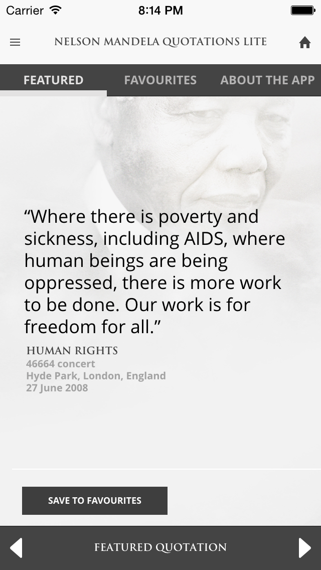 Nelson Mandela Quotations Lite