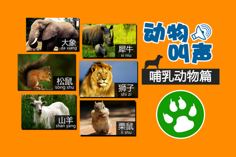 哺乳动物声音(儿童游戏免费3岁4岁5岁):动物的叫声、动物游戏世界大全 screenshot 4