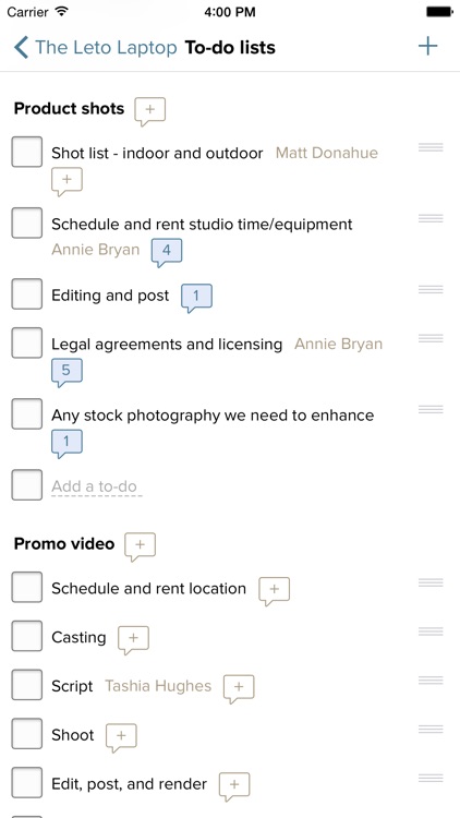 Basecamp 2 for iPhone screenshot-3