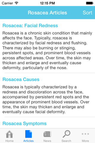 Rosacea by AZoMedical screenshot 2