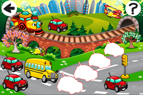 A Sort By Size Game of Cars and Vehicles for Children screenshot 2