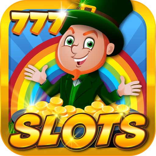 `Lucky Leprechaun Big Gold Jackpot Lotto 777 Casino Slots - Slot Machine with Blackjack and Prize Wheel Icon
