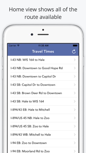 Travel Times Milwaukee(圖1)-速報App