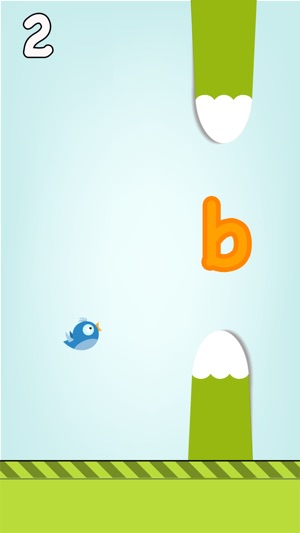 ABC Flappy Game - Learn The Alphabet Letter & Phonics Names (圖2)-速報App