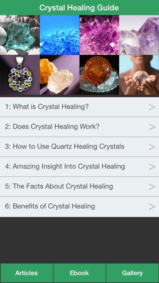 Crystal Healing Guide - Learn How To Use Crystals For Healing !のおすすめ画像1