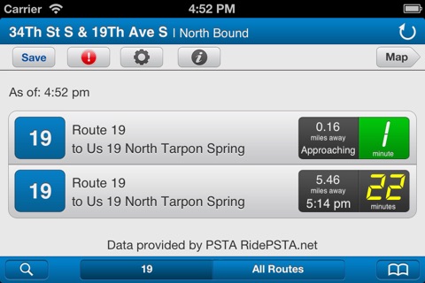 Transit Stop: PSTA Bus Tracker screenshot 2