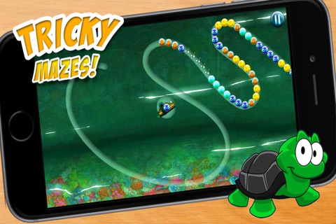 Aqua Pearl Maze - For Kids! Algae Covered Bubble Popping Fun! screenshot 3