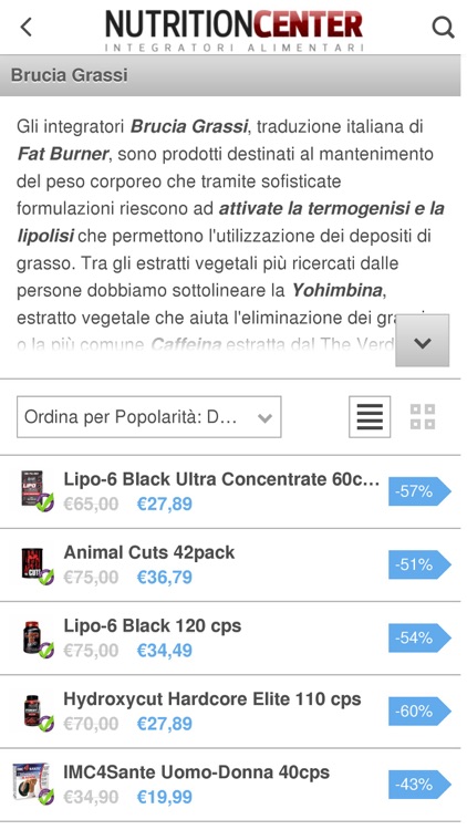 Nutrition Center Integratori screenshot-4