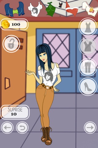 Dress Up High School Girl - new celebrity style fashion makeover screenshot 2