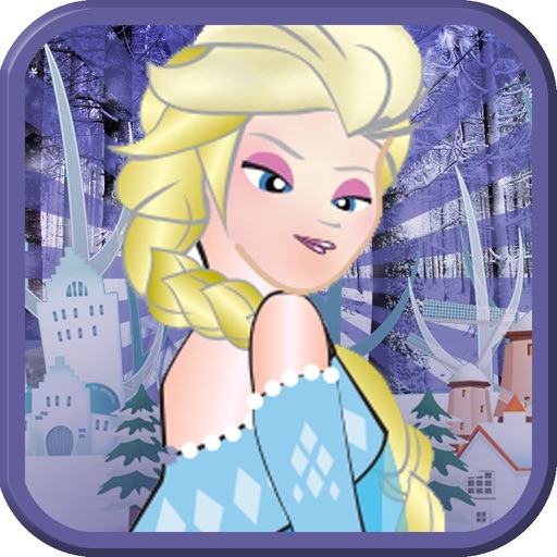 Adorable Snowy Winter Princess Run: Little Girly Game PRO icon