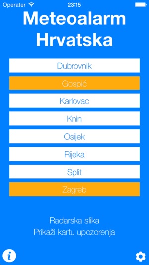 Meteoalarm Hrvatska(圖1)-速報App